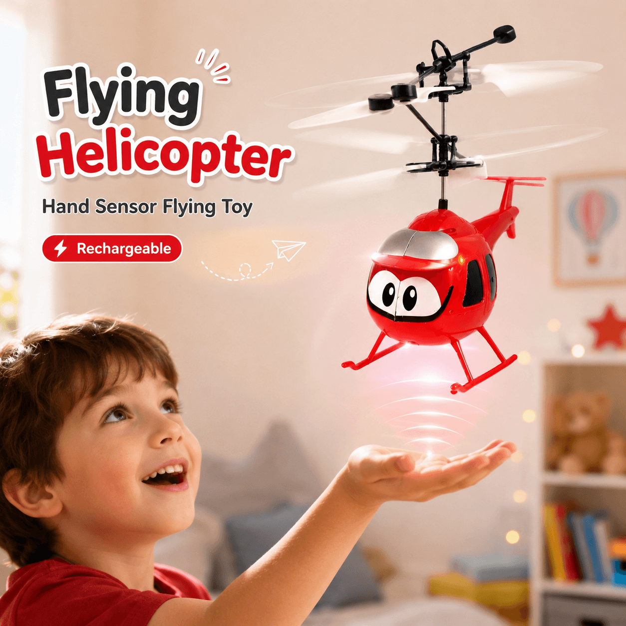 Flying Helicopter