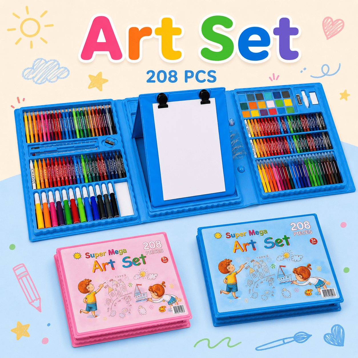 Art Set 208 Pcs