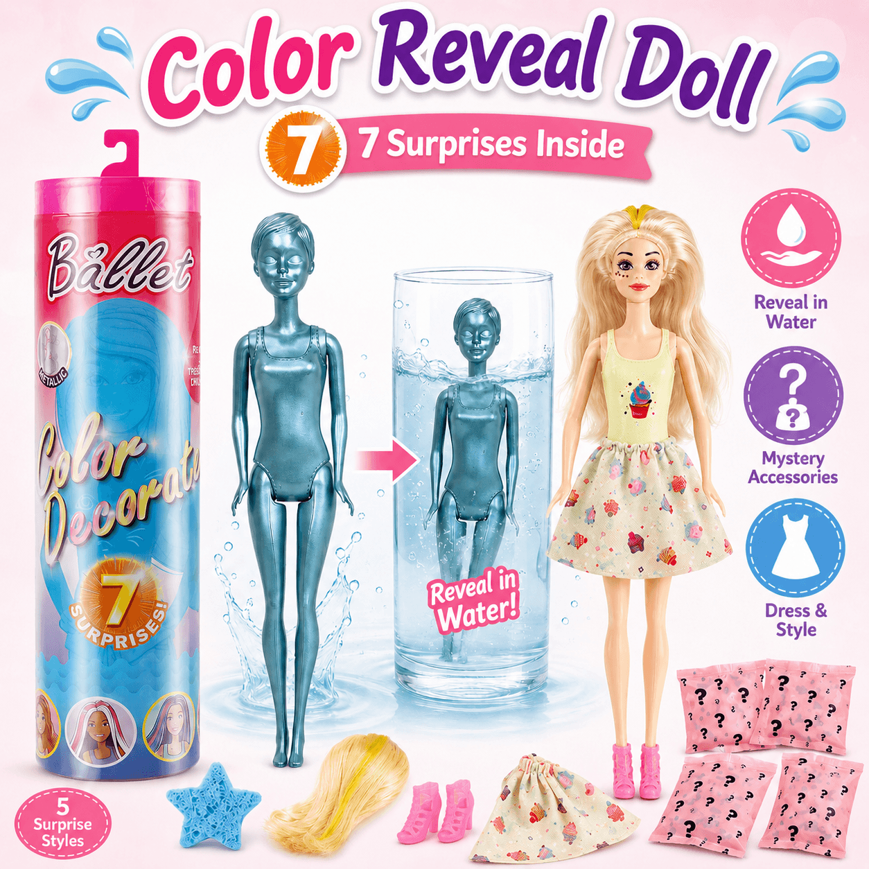 Color Reveal Doll