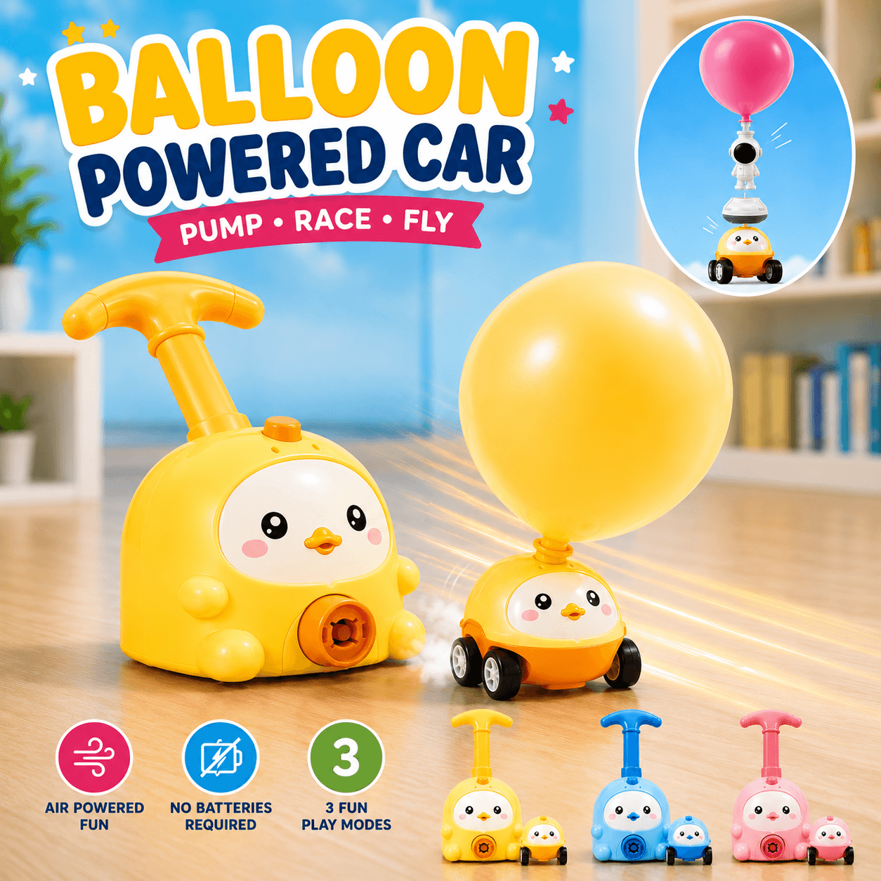 Balloon Powered Car